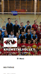 Mobile Screenshot of kremstalvolley.com